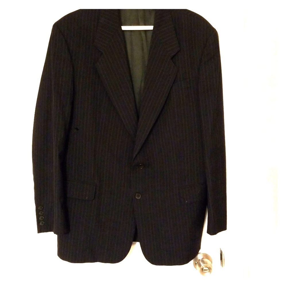 2 fine hand made tailored business attire overcoat